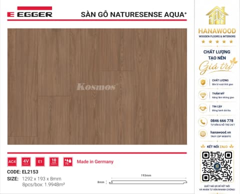 Lót Sàn Gỗ Egger EL2153 8mm hèm khóa khít không hở mạch