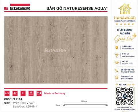 Lót Sàn Gỗ Egger EL2184 8mm chịu lực tốt an toàn sức khỏe