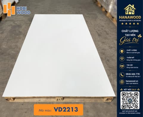Tấm Ốp Tường Nhựa PVC Giả Vân Đá Hobiwood VD2213 chống thấm nước tuyệt đối không mối mọt