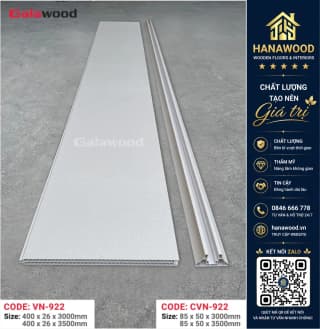 Ảnh 2 Tấm Vách Ngăn Phòng Ngủ Nhựa Giả Vân Vải Galawood VN-922X3M5