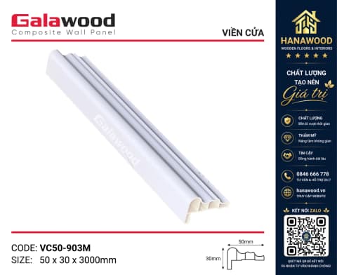 Phào Viền Cửa Trang Trí Galawood VC50-903M