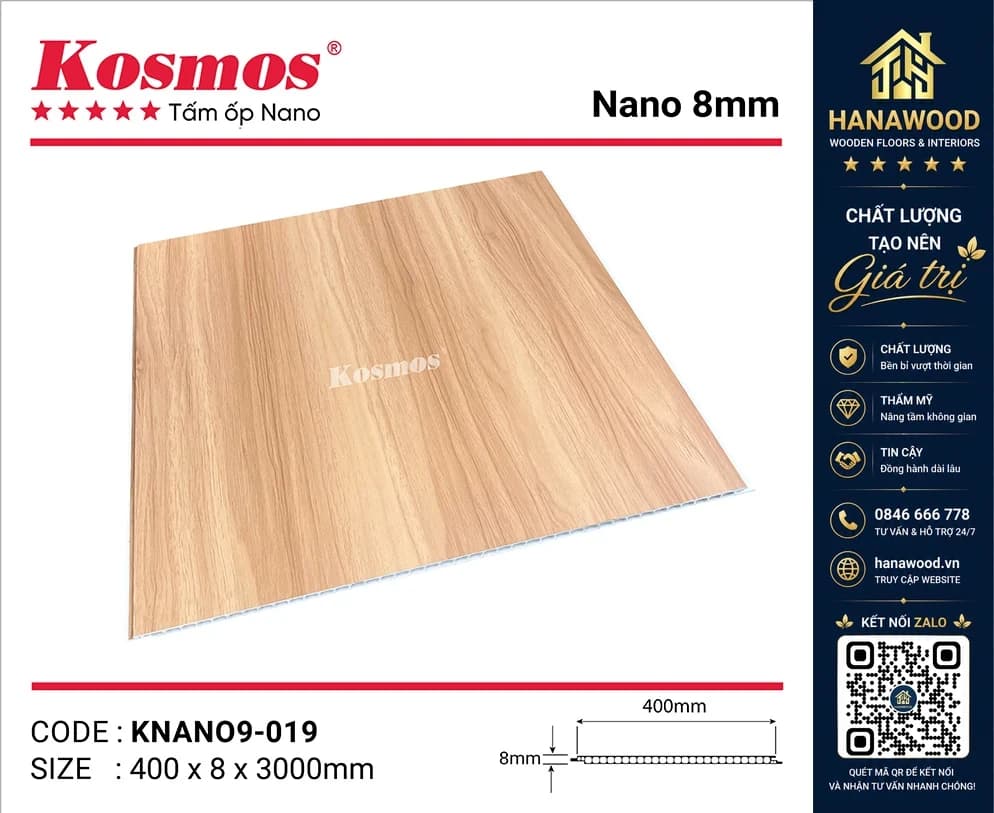 Tấm Ốp Tường Nano Kosmos KNANO9-019