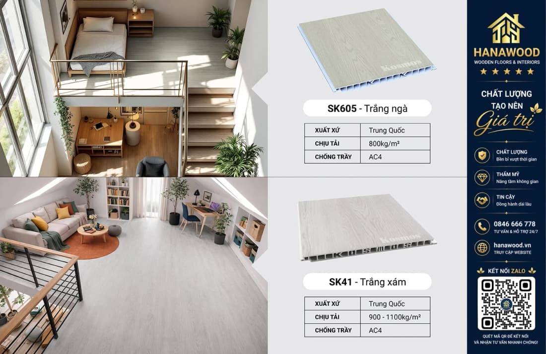 Phào Góc Âm Giả Vân Gỗ Kosmos GA-010