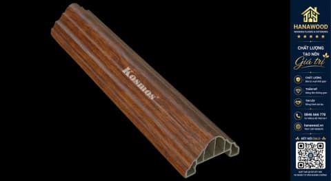 Phào Chỉ Lưng Tường Trần Kosmos TL50x22-018 Giả Vân Gỗ