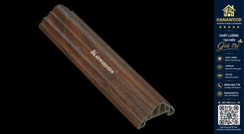 Phào Chỉ Lưng Tường Trần Tường Kosmos TL50x22-009 Giả Gỗ