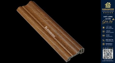 Phào Chỉ Lệch Trang Trí Kosmos CL50x22-004 Giả Vân Gỗ