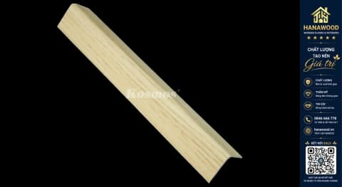 Nẹp Góc V Nhựa Giả Gỗ Kosmos V33x30-001