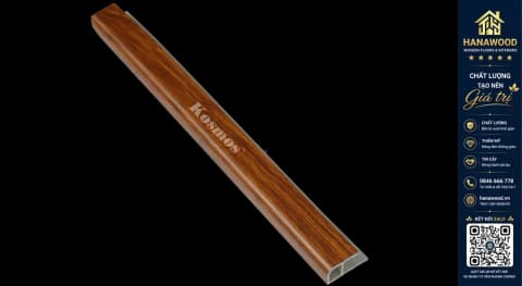 Nẹp Kết Thúc Tấm Ốp Tường Giả Gỗ Kosmos L30x13-018
