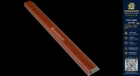 Nẹp Kết Thúc Tấm Ốp Tường Giả Gỗ Kosmos L30x13-013