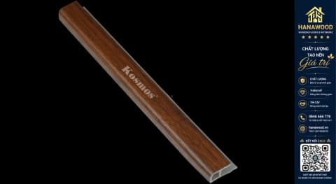 Nẹp Kết Thúc Tấm Ốp Tường Giả Vân Gỗ Kosmos L30x13-009