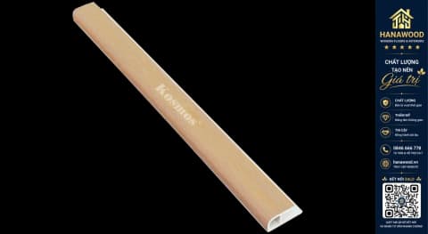Nẹp Kết Thúc Tấm Ốp Tường Giả Gỗ Kosmos L30x13-007