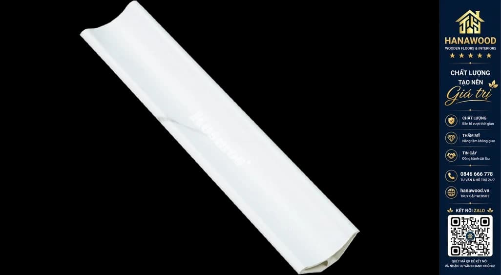 Phào Góc Âm Kosmos GA40X20-048 Màu Trắng Vân Đá