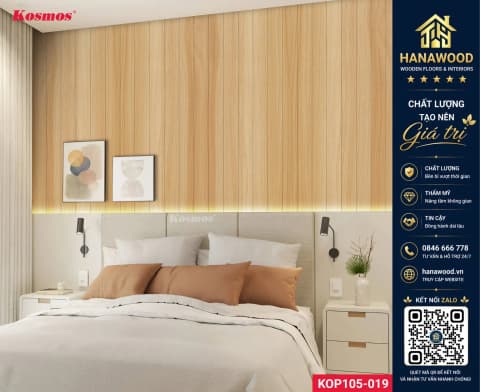 Tấm Nhựa Ốp Trần Nano Kosmos KOP105-019
