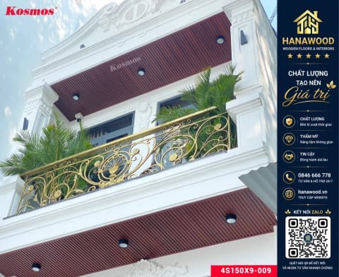 Tấm Ốp Tường Lam Sóng Kosmos 4S150X9-009