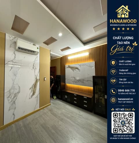 Lam 4 Sóng Cao Nhựa Giả Gỗ Ốp Tường Kosmos 4S200X25-003