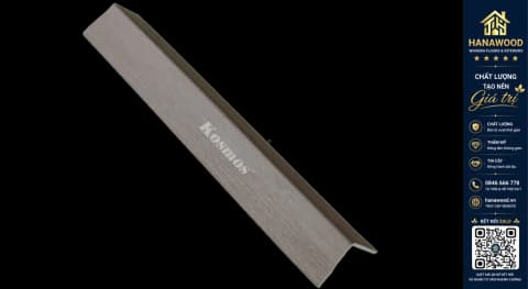 Nẹp Góc V30x30 Tấm Nhựa Ốp Tường Kosmos V30-010