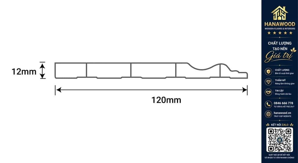 Phào Chân Tường PVC Vân Đá Kosmos
