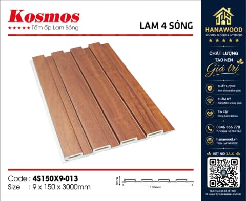 Lam 4 Sóng Thấp Kosmos 4S150X9-013