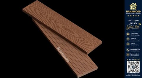 Thanh Lam Đa Năng Gỗ Nhựa Ngoài Trời Kosmos OP71X11 Light Wood
