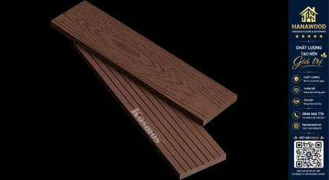 Thanh Lam Đa Năng Gỗ Nhựa Ngoài Trời Kosmos OP71X11 Copper Brown