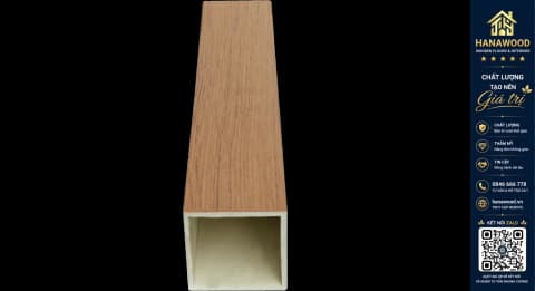 Thanh Lam Gỗ Nhựa Trang Trí Trong Nhà Kosmos HV60x60-003
