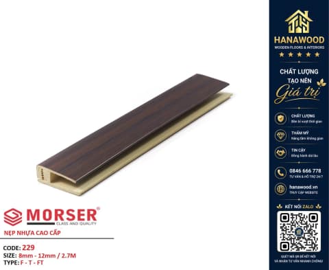 Nẹp Kết Thúc Sàn Gỗ F229
