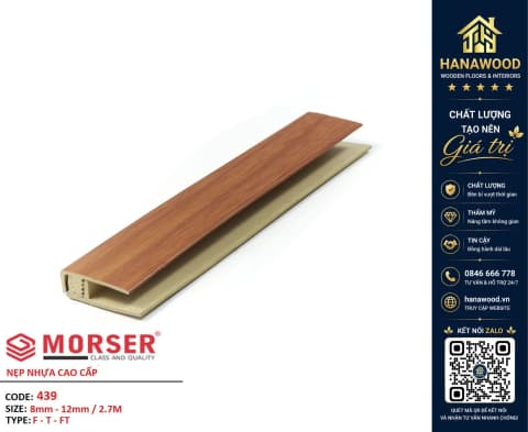Nẹp Kết Thúc Sàn Gỗ F439