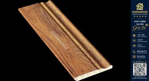 Phào Chỉ Len Chân Tường Galawood Giả Gỗ LT95-912M