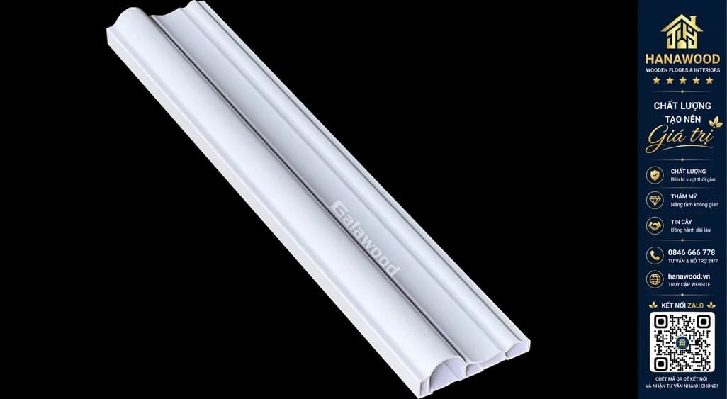 Phào Chỉ Lệch Trang Trí Galawood CL60-916