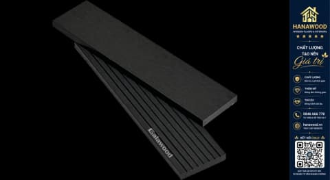 Thanh Đa Năng Gỗ Nhựa Ngoài Trời Galawood DN70X12 Black