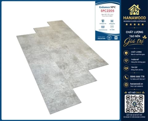 Sàn Nhựa Giả Bê Tông Galamax SPC2205