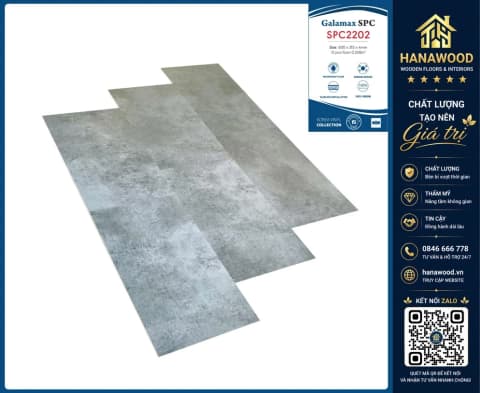 Sàn Nhựa Giả Bê Tông Galamax SPC2202