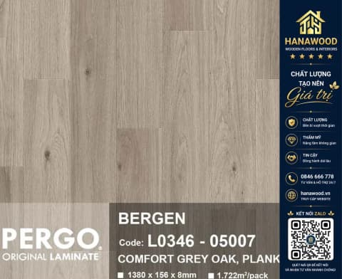 Sàn Gỗ Công Nghiệp Pergo Bergen 05007
