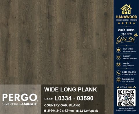 Sàn Gỗ Công Nghiệp Pergo Wide Long Plank 03590