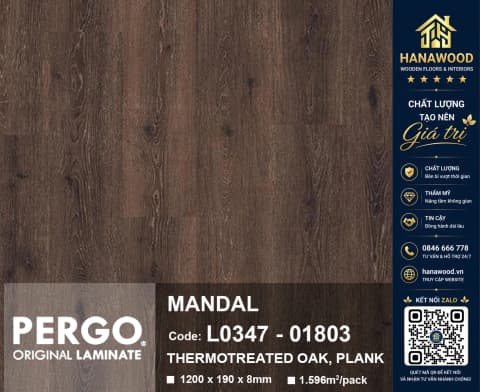 Sàn Gỗ Công Nghiệp Pergo Mandal 01803