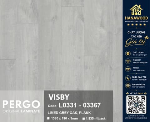 Sàn Gỗ Công Nghiệp Pergo Modern Plank 8mm 03367