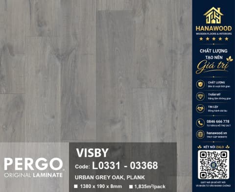 Sàn Gỗ Công Nghiệp Pergo Modern Plank 8mm 03368