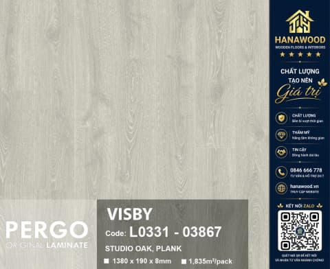 Sàn Gỗ Công Nghiệp Pergo Modern Plank 8mm 03867