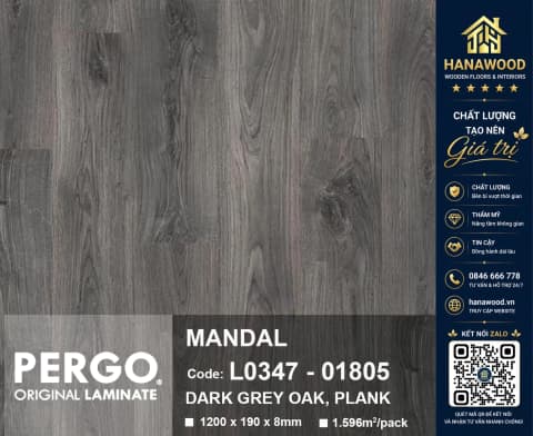 Sàn Gỗ Công Nghiệp Pergo Mandal 01805