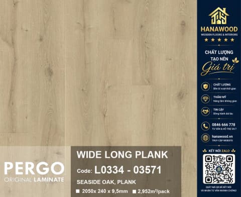 Sàn Gỗ Công Nghiệp Pergo Wide Long Plank 03571