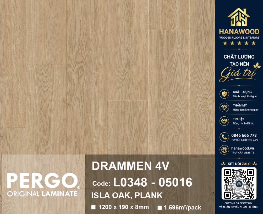Sàn Gỗ Công Nghiệp Pergo Drammen 05016