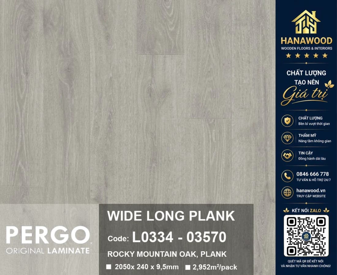 Sàn Gỗ Công Nghiệp Pergo Wide Long Plank 03570