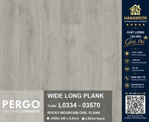 Sàn Gỗ Công Nghiệp Pergo Wide Long Plank 03570