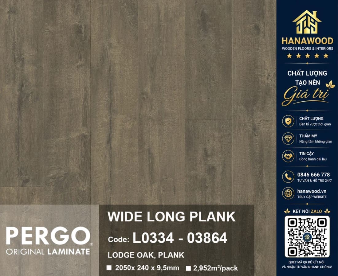 Sàn Gỗ Công Nghiệp Pergo Wide Long Plank 03864