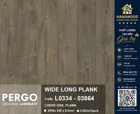 Sàn Gỗ Công Nghiệp Pergo Wide Long Plank 03864