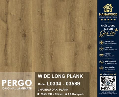 Sàn Gỗ Công Nghiệp Pergo Wide Long Plank 03589