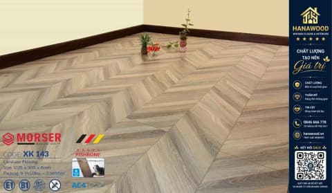 Ảnh 2 Sàn Gỗ Công Nghiệp Morser 8mm