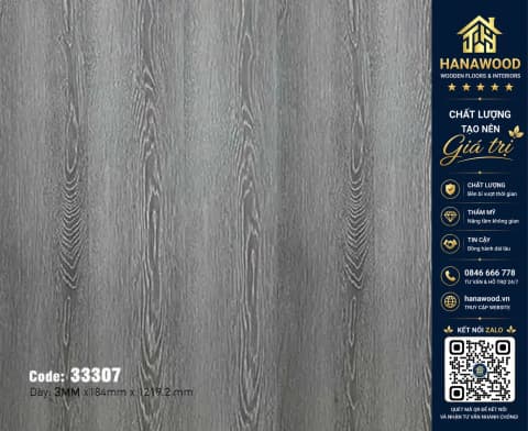 Hình ảnh Sàn Nhựa Dán Keo Giả Gỗ MSFloor 33307 Dày 3mm