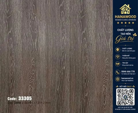 Hình ảnh Sàn Nhựa Dán Keo Giả Gỗ MSFloor 33305 Dày 3mm
