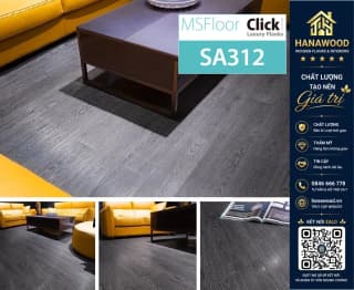 Sàn Nhựa Giả Gỗ Tự Dán MsFloor 2mm SA312